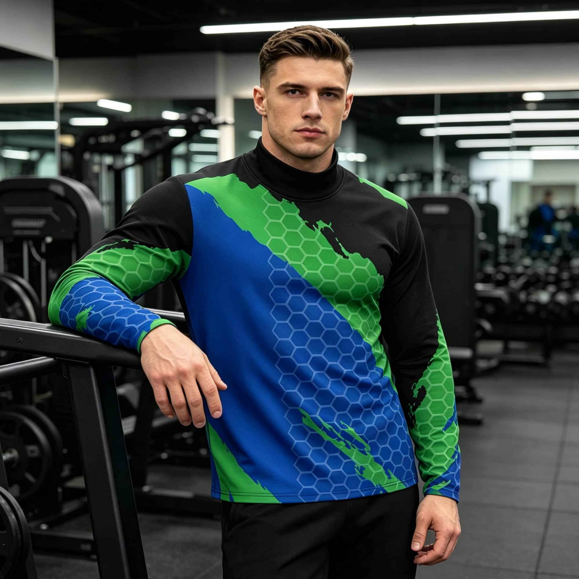 Base Layer Top - T-shirt à manches longues pour homme,