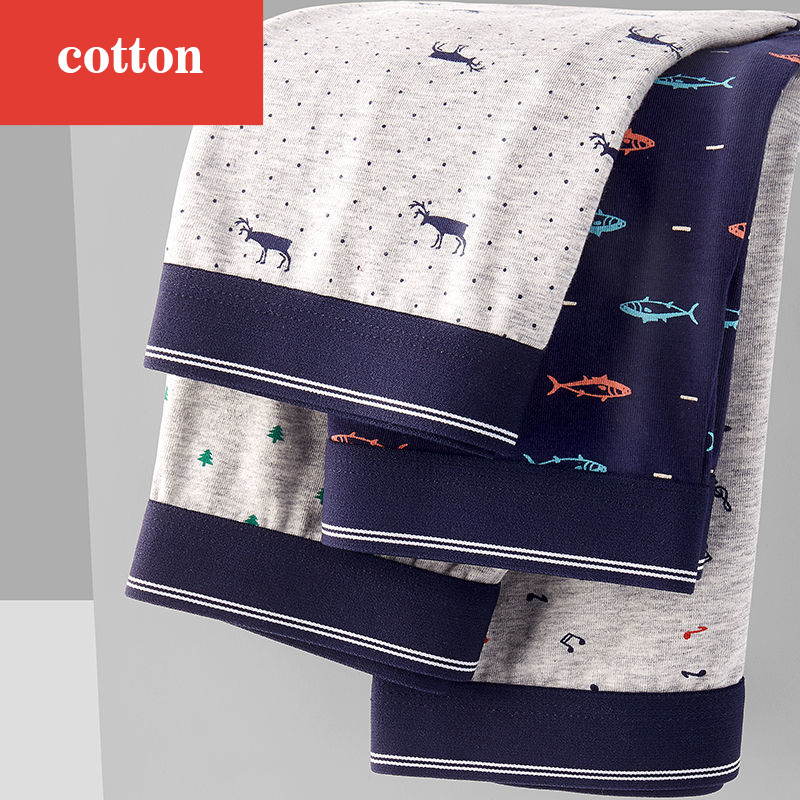 4 pièces/lot Boxer Shorts homm - Boxer Brief Pack Cotton avis et prix